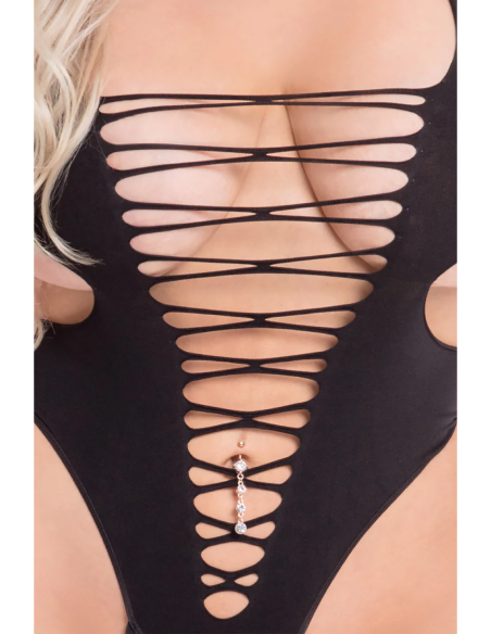 BODYSTOCKING ALL A DREAM NEGRO, TALLA GRANDE