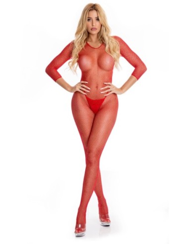 ATREVIDO BODYSTOCKING SIN ENTREPIERNA ROJO