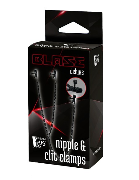 PINZAS PARA PEZONES Y CLÍTORIS BLAZE DELUXE