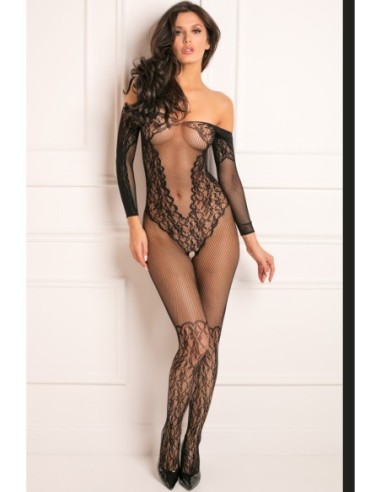 TE HACEN DERRETIR BODYSTOCKING NEGRO, OS
