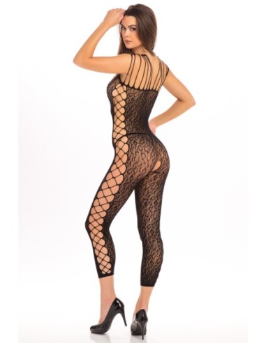 BODYSTOCKING ANIMAL SIN ENTREPIEZA NEGRO, OS