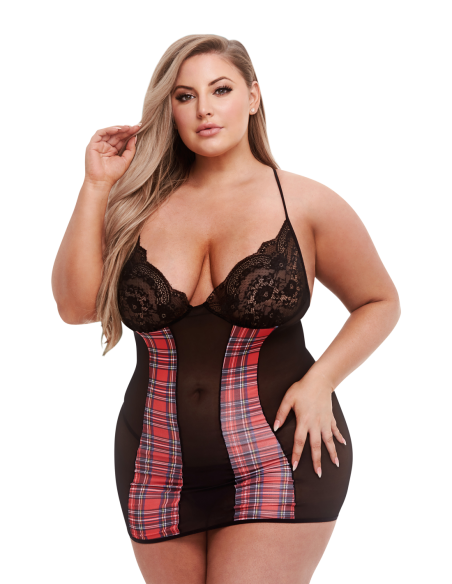 MAESTRO MASCOTA COLEGIALA CHEMISE QUEEN