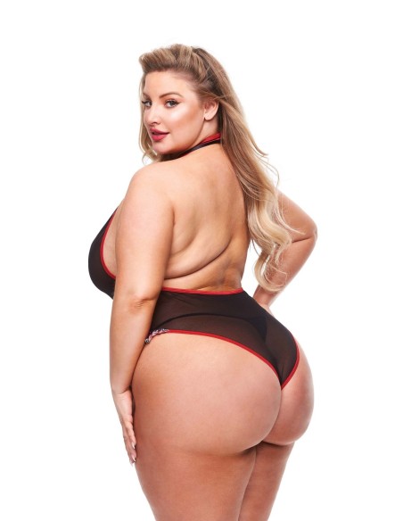 TEACHERS PET 2 PIEZAS DE PELUCHE DE COLEGIALA DE MALLA SIN ENTREPIEZA Y CORBATA DE TARTÁN, QUEEN