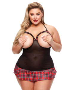 MUÉSTRAME CAMISA DE COLEGIALA, TALLA GRANDE 2