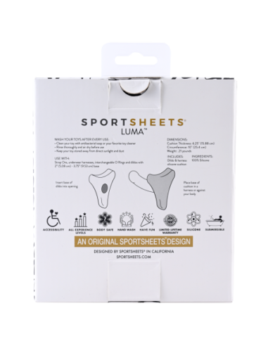SPORTSHEETS COJÍN DE SILICONA CON DILDO Y ARNÉS...