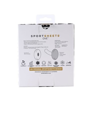 SPORTSHEETS OVE COJÍN DE SILICONA CON DILDO Y...