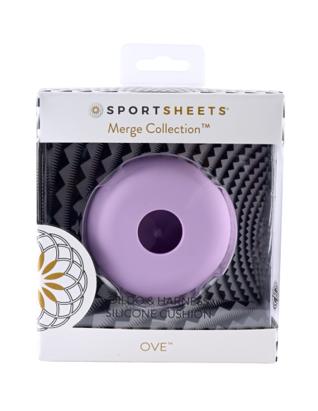 SPORTSHEETS OVE COJÍN DE SILICONA CON DILDO Y ARNÉS
