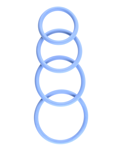 SPORTSHEETS JUNTA TÉRICA DE GOMA BÍGICO PAQUETE DE 4