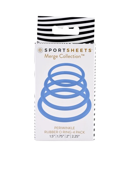 SPORTSHEETS JUNTA TÉRICA DE GOMA BÍGICO PAQUETE DE 4