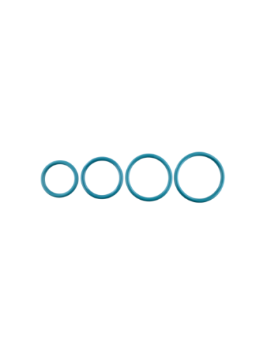 SPORTSHEETS JUNTA TÓRICA TURQUESA PACK DE 4