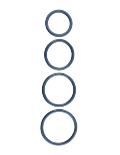 SPORTSHEETS NAVY O RING PAQUETE DE 4