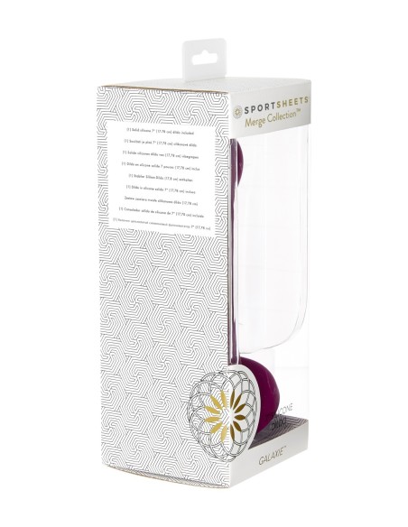 SPORTSHEETS GALAXIE PLUM VENTOSA 7 PULGADAS