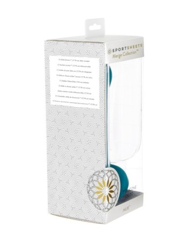 SPORTSHEETS HUX VENTOSA 7 PULGADAS TURQUESA