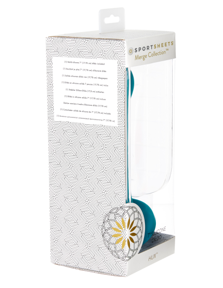 SPORTSHEETS HUX VENTOSA 7 PULGADAS TURQUESA