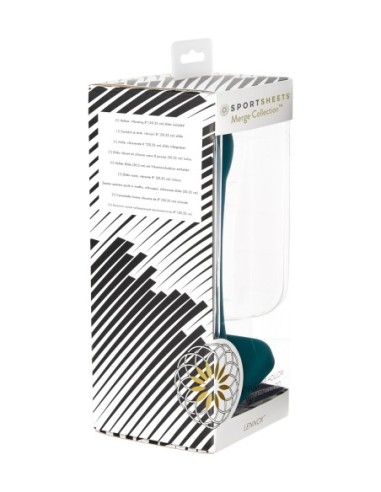 SPORTSHEETS LENNOX ESMERALDA 8INCH HUECO VIBRADOR