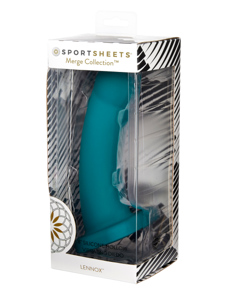 SPORTSHEETS LENNOX ESMERALDA 8INCH HUECO VIBRADOR