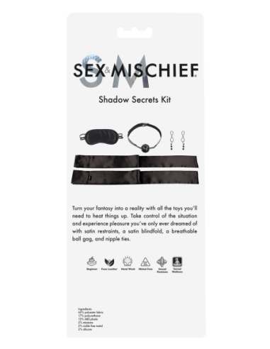 KIT SPORTSHEETS SHADOW SECRETS NEGRO