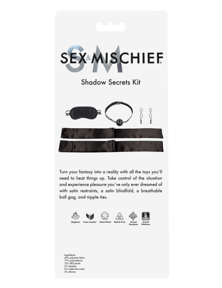 KIT SPORTSHEETS SHADOW SECRETS NEGRO