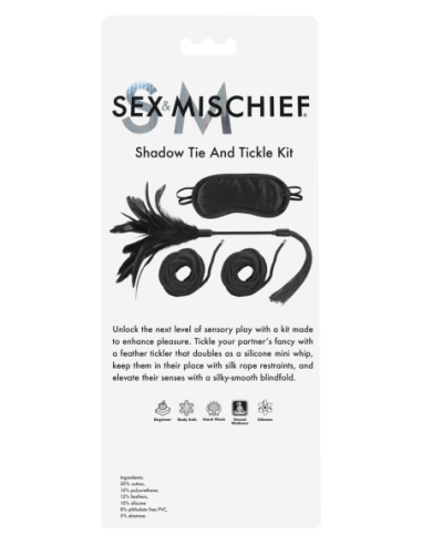 KIT DE CORBATA Y COSQUILLAS SHADOW SPORTSHEETS...