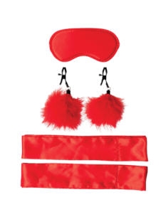 SPORTSHEETS SM AMOR BONDAGE KIT PRINCIPIANTE ROJO 2