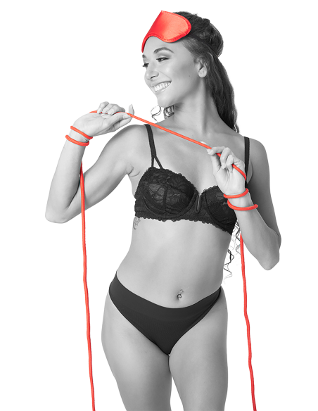 SPORTSHEETS SM AMOR CUERDA ROJO