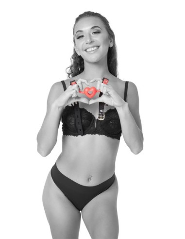 SPORTSHEETS SM AMOR MORDAZA DE BOLA ROJA