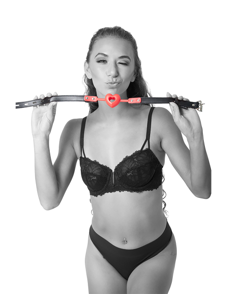 SPORTSHEETS SM AMOR MORDAZA DE BOLA ROJA