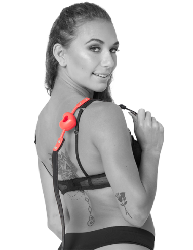 SPORTSHEETS SM AMOR MORDAZA DE BOLA ROJA