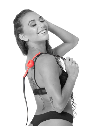 SPORTSHEETS SM AMOR MORDAZA DE BOLA ROJA