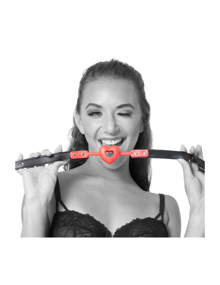 SPORTSHEETS SM AMOR MORDAZA DE BOLA ROJA