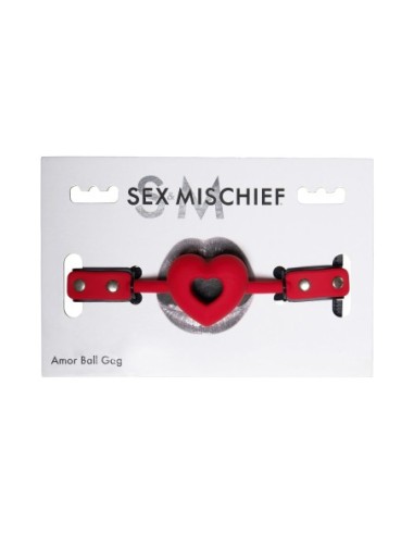 SPORTSHEETS SM AMOR MORDAZA DE BOLA ROJA