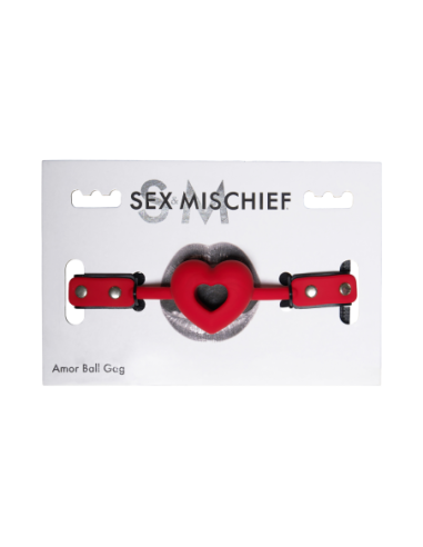 SPORTSHEETS SM AMOR MORDAZA DE BOLA ROJA