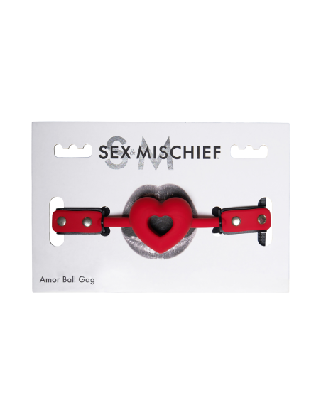 SPORTSHEETS SM AMOR MORDAZA DE BOLA ROJA