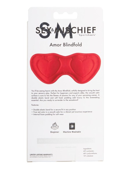 SPORTSHEETS SM AMOR PARA LOS OJOS ROJO