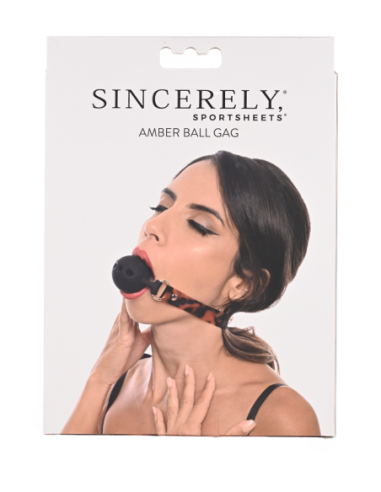 SPORTSHEETS AMBAR BALL GAG ANIMAL
