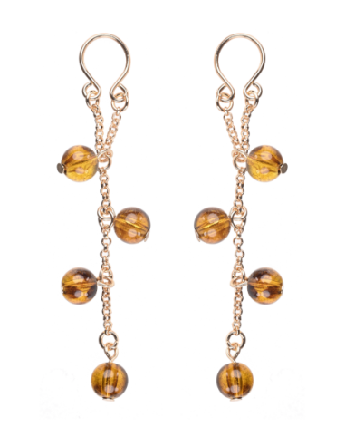 SPORTSHEETS JOYERÍA PARA PEZONES ÁMBAR