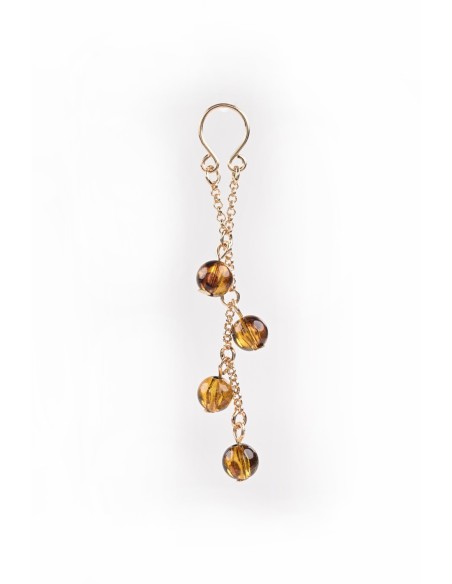 SPORTSHEETS JOYERÍA PARA PEZONES ÁMBAR