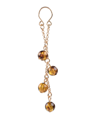 SPORTSHEETS JOYERÍA PARA PEZONES ÁMBAR