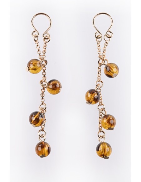 SPORTSHEETS JOYERÍA PARA PEZONES ÁMBAR