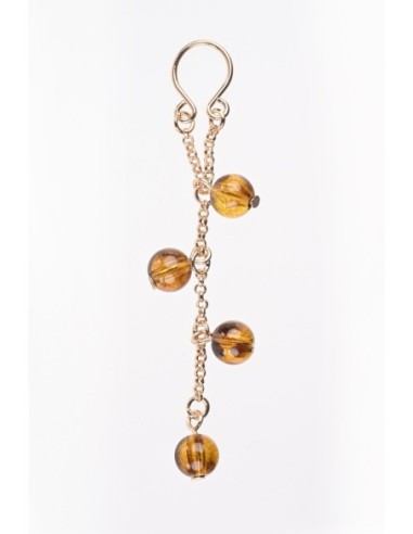 SPORTSHEETS JOYERÍA PARA PEZONES ÁMBAR