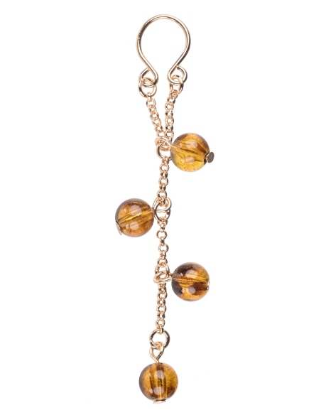 SPORTSHEETS JOYERÍA PARA PEZONES ÁMBAR