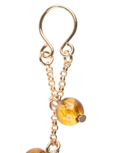 SPORTSHEETS JOYERÍA PARA PEZONES ÁMBAR