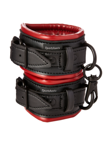 SPORTSHEETS PUÑOS AZAFRÁN NEGRO