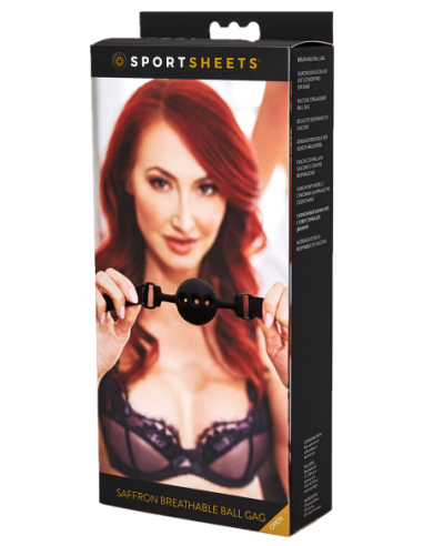 SPORTSHEETS SAFFRON MORDAZA DE BOLA...