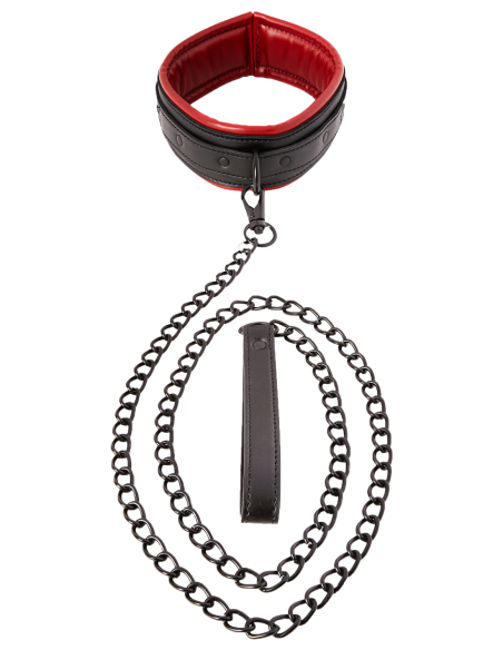 SPORTSHEETS SAFFRON CORREA Y CUELLO NEGRO