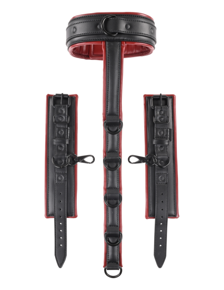 SPORTSHEETS SUJETADOR DE CUELLO Y MUÑECAS SAFFRON NEGRO