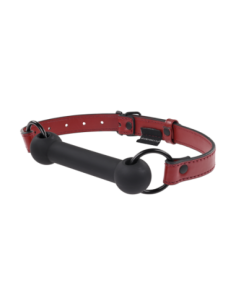 MORDAZA SPORTSHEETS SAFFRON SILICONA NEGRO