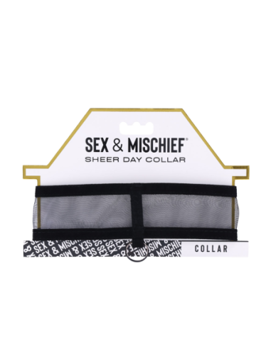 COLLAR DE DÍA TRANSPARENTE DE SEXO Y TRAVESÍA