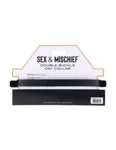 COLLAR DÍA DOBLE HEBILLA SEX AND MISCHIEF