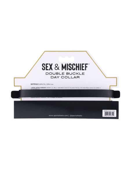 COLLAR DÍA DOBLE HEBILLA SEX AND MISCHIEF